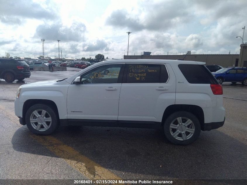 2015 GMC Terrain Sle VIN: 2GKFLVEK6F6149168 Lot: 20168401