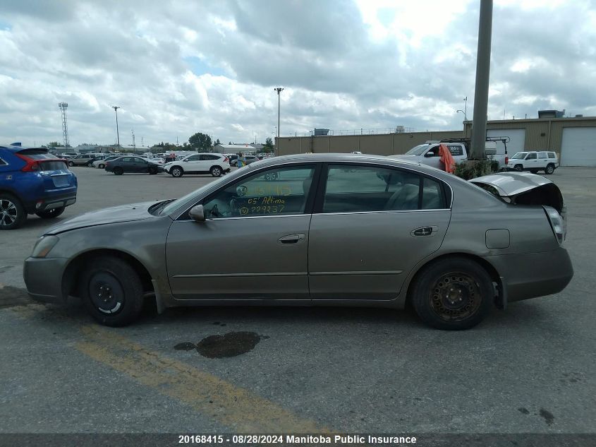 2005 Nissan Altima 2.5 S VIN: 1N4AL11E25C229237 Lot: 20168415