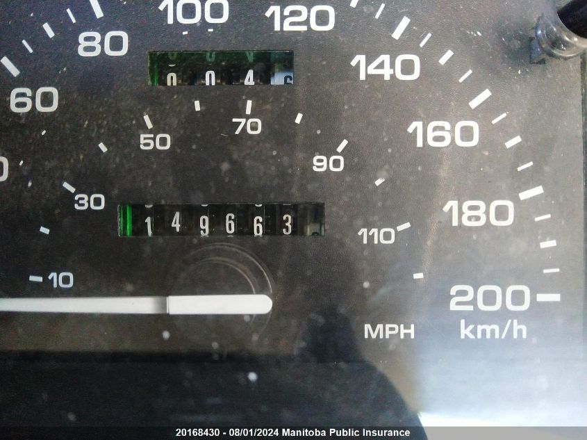 1992 Mercury Topaz Gs VIN: 1MEBM36X4NK656120 Lot: 20168430