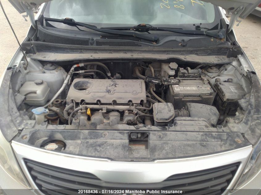 2012 Kia Sportage Lx VIN: KNDPBCA26C7278259 Lot: 20168436