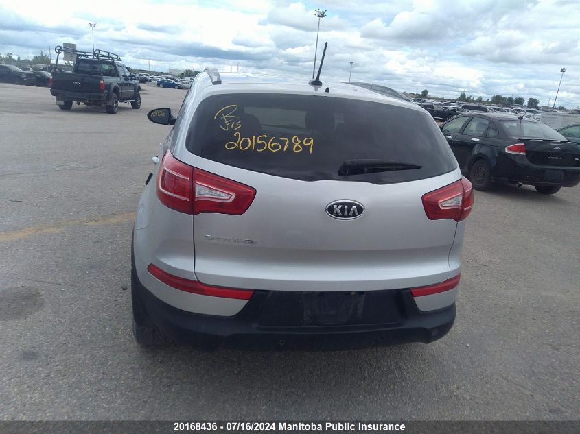 2012 Kia Sportage Lx VIN: KNDPBCA26C7278259 Lot: 20168436