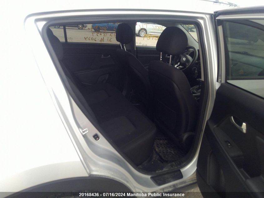 2012 Kia Sportage Lx VIN: KNDPBCA26C7278259 Lot: 20168436