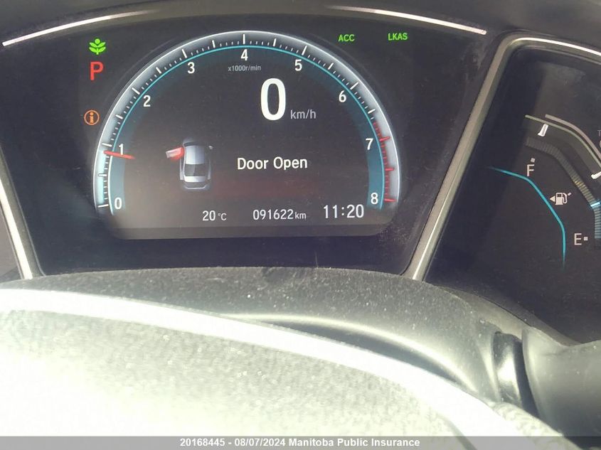 2018 Honda Civic Ex VIN: 2HGFC2F89JH008414 Lot: 20168445