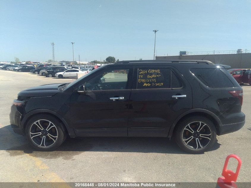2014 Ford Explorer Sport Ecoboost VIN: 1FM5K8GT8EGB12375 Lot: 20168448