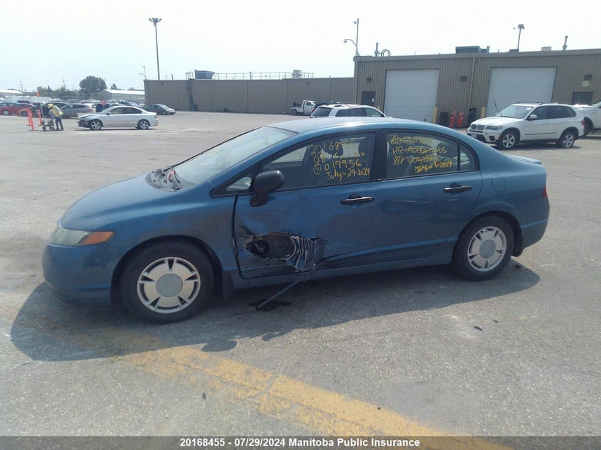 2008 Honda Civic Ex VIN: 2HGFA16428H019956 Lot: 20168455