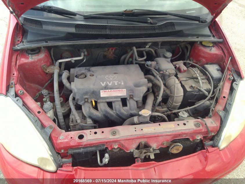 2005 Toyota Echo Le VIN: JTDKT123150078386 Lot: 20168569