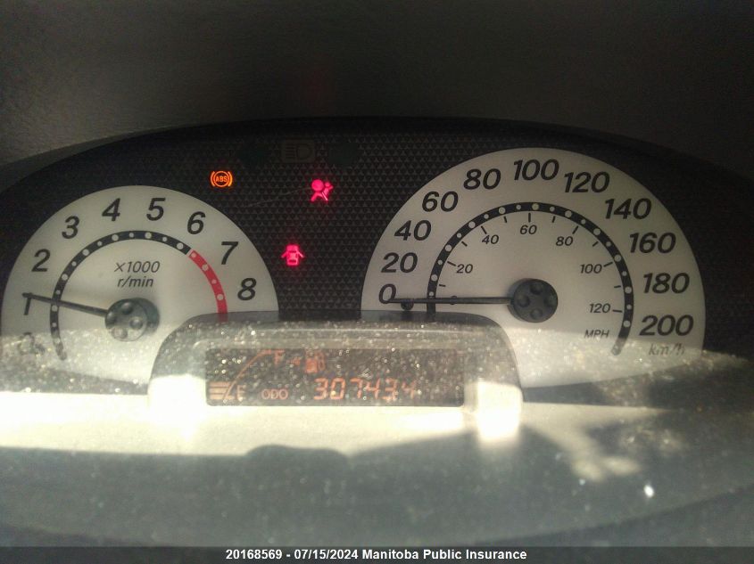 2005 Toyota Echo Le VIN: JTDKT123150078386 Lot: 20168569