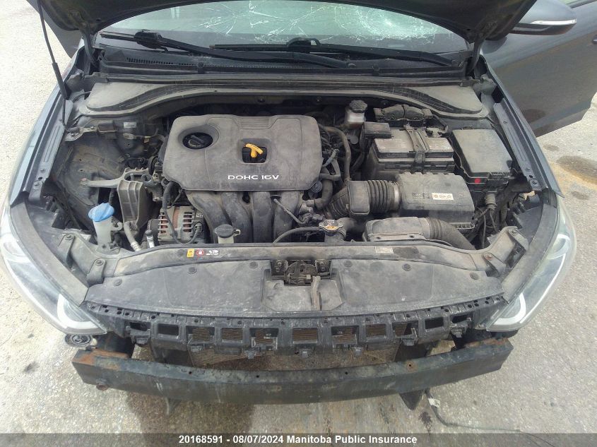 2017 Hyundai Elantra Gl VIN: KMHD84LF6HU167125 Lot: 20168591