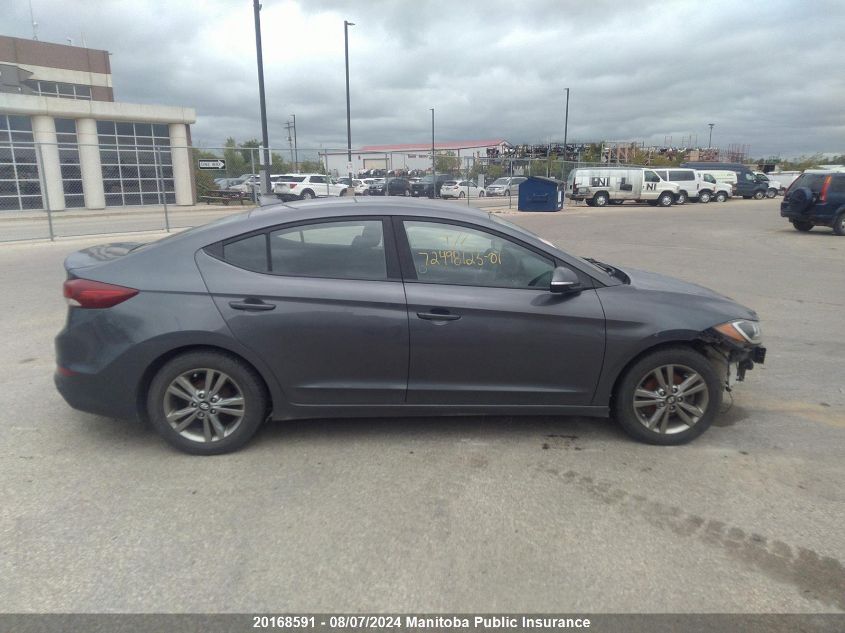 2017 Hyundai Elantra Gl VIN: KMHD84LF6HU167125 Lot: 20168591