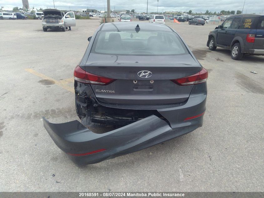 2017 Hyundai Elantra Gl VIN: KMHD84LF6HU167125 Lot: 20168591