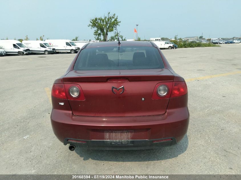 2006 Mazda Mazda3 Gs VIN: JM1BK12F961495182 Lot: 20168594