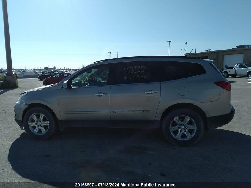 2010 Chevrolet Traverse Lt VIN: 1GNLVGED6AS123530 Lot: 20168597