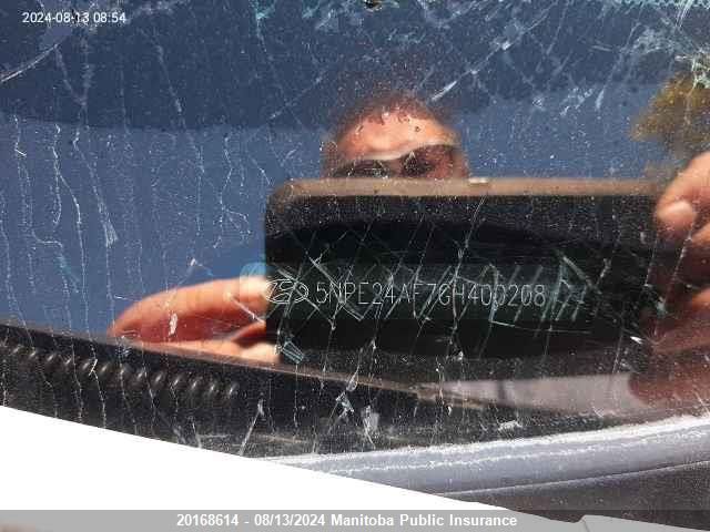 2016 Hyundai Sonata Gl VIN: 5NPE24AF7GH400208 Lot: 20168614