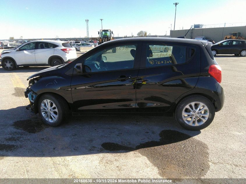 2019 Chevrolet Spark Lt VIN: KL8CD6SA3KC783304 Lot: 20168638