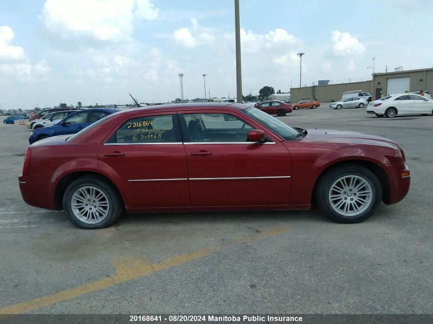 2008 Chrysler 300 Touring VIN: 2C3KA53GX8H309868 Lot: 20168641