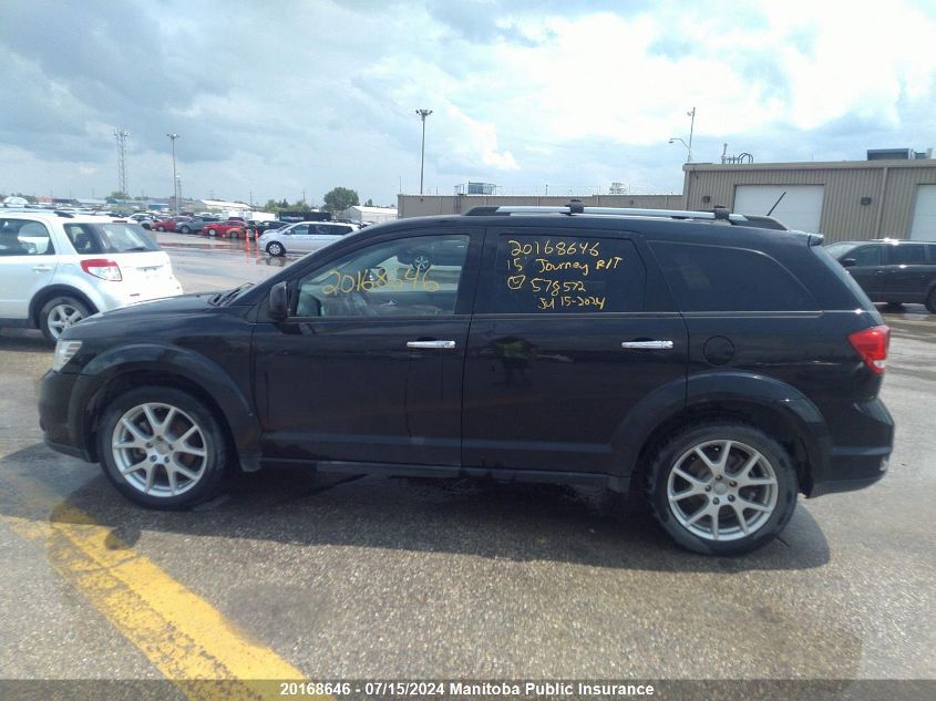 2015 Dodge Journey R/T VIN: 3C4PDDFG3FT578572 Lot: 20168646