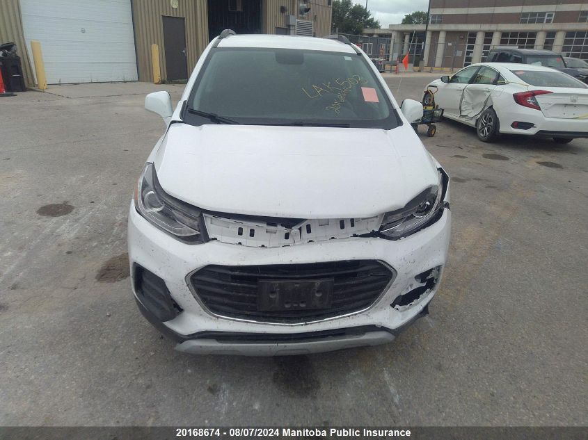 2018 Chevrolet Trax Lt VIN: 3GNCJPSBXJL328393 Lot: 20168674