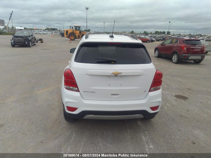 2018 Chevrolet Trax Lt VIN: 3GNCJPSBXJL328393 Lot: 20168674