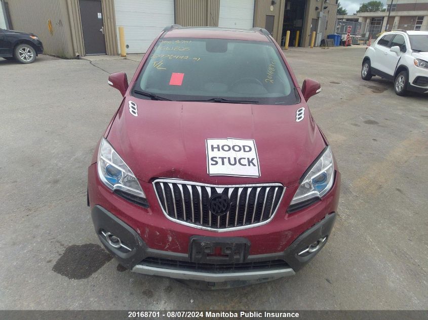 2015 Buick Encore VIN: KL4CJGSBXFB149346 Lot: 20168701