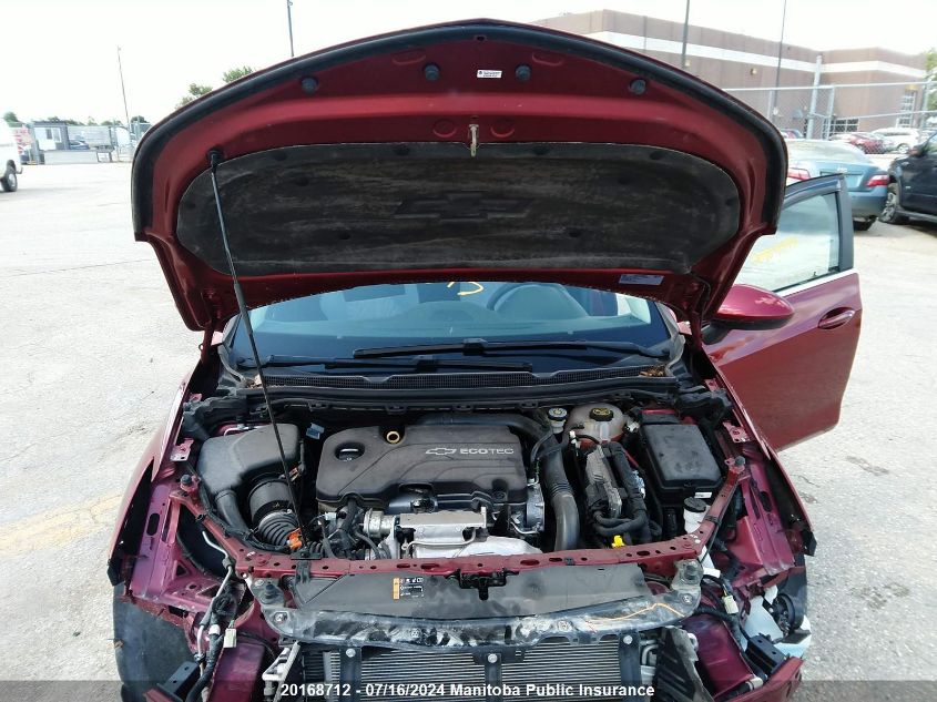 2017 Chevrolet Cruze Lt Turbo VIN: 1G1BE5SM7H7151789 Lot: 20168712