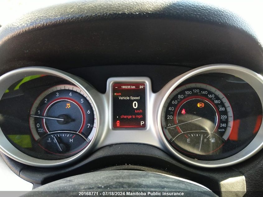 2014 Dodge Journey Sxt VIN: 3C4PDCCG9ET227887 Lot: 20168771