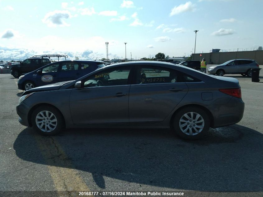 2012 Hyundai Sonata Gls VIN: 5NPEB4AC5CH438732 Lot: 20168777