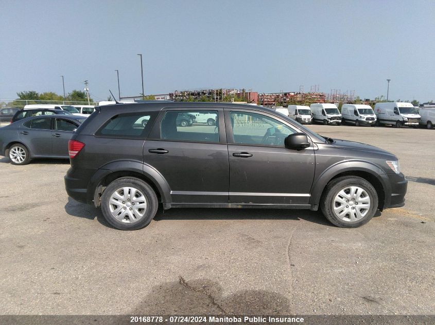 2016 Dodge Journey Se VIN: 3C4PDCAB1GT249103 Lot: 20168778