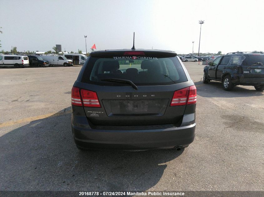 2016 Dodge Journey Se VIN: 3C4PDCAB1GT249103 Lot: 20168778