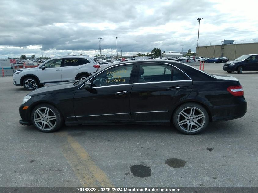 2010 Mercedes Benz E350 4Matic VIN: WDDHF8HB2AA078903 Lot: 20168828