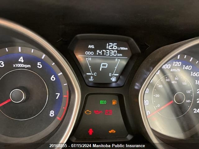 2012 Hyundai Elantra Gls VIN: 5NPDH4AE0CH119265 Lot: 20168855