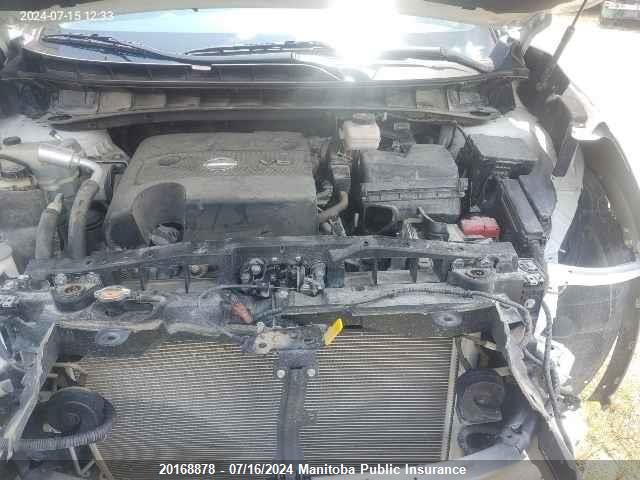 2019 Nissan Murano Sv VIN: 5N1AZ2MS6KN155526 Lot: 20168878