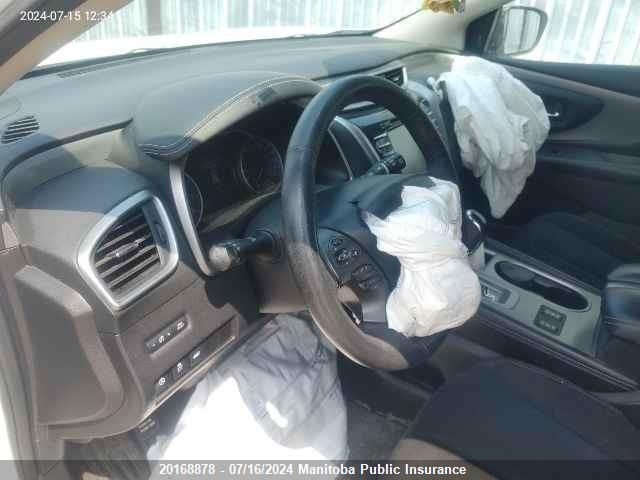 2019 Nissan Murano Sv VIN: 5N1AZ2MS6KN155526 Lot: 20168878