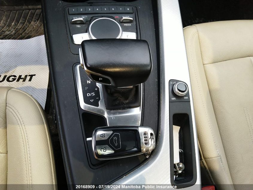 2017 Audi A4 2.0T Quattro VIN: WAUBNAF44HN063267 Lot: 20168909