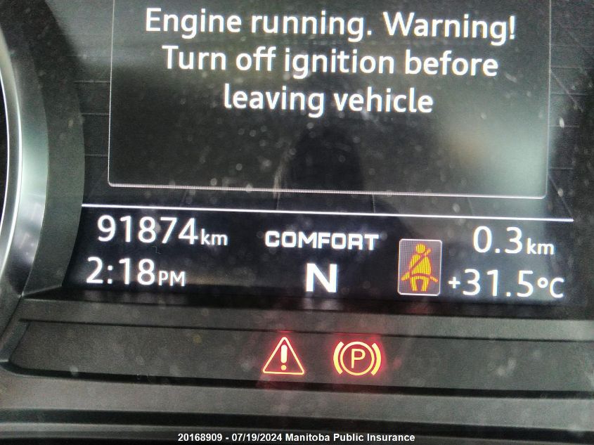 2017 Audi A4 2.0T Quattro VIN: WAUBNAF44HN063267 Lot: 20168909