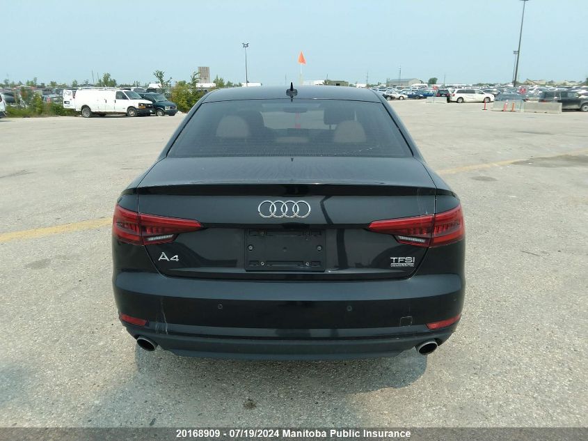 2017 Audi A4 2.0T Quattro VIN: WAUBNAF44HN063267 Lot: 20168909