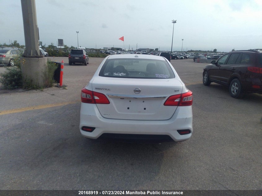 2017 Nissan Sentra 1.8 Sv VIN: 3N1AB7AP6HL670950 Lot: 20168919