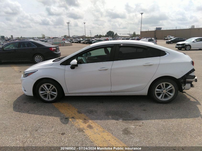 2016 Chevrolet Cruze Lt Turbo VIN: 3G1BE5SM5GS607787 Lot: 20168952