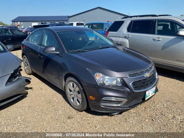 2015 Chevrolet Cruze Lt Turbo VIN: 1G1PD5SB4F7122707 Lot: 20169068