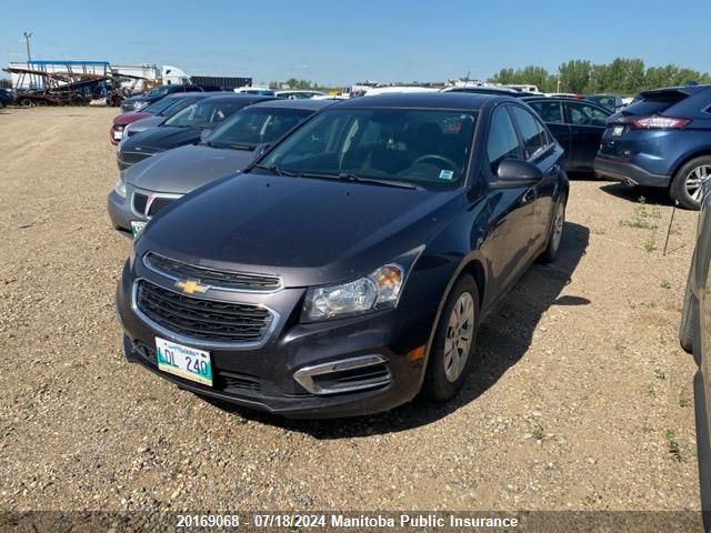 2015 Chevrolet Cruze Lt Turbo VIN: 1G1PD5SB4F7122707 Lot: 20169068