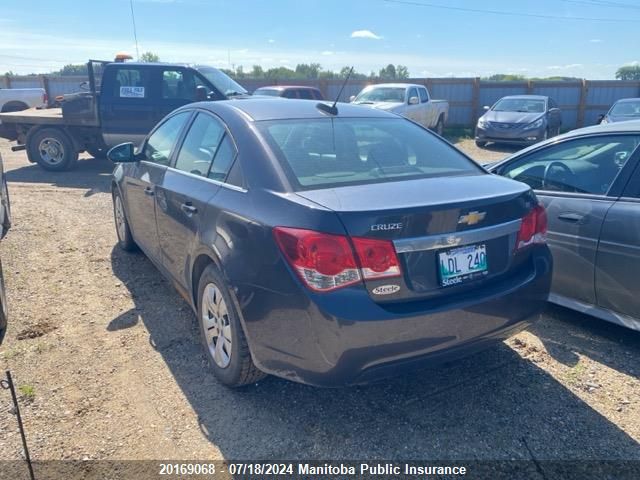 2015 Chevrolet Cruze Lt Turbo VIN: 1G1PD5SB4F7122707 Lot: 20169068