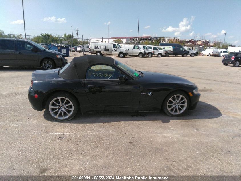 2007 BMW Z4 3.0I VIN: 4USBU33577LW70542 Lot: 20169081