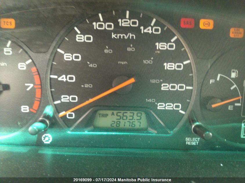 2002 Honda Odyssey Ex VIN: 2HKRL18982H001166 Lot: 20169099