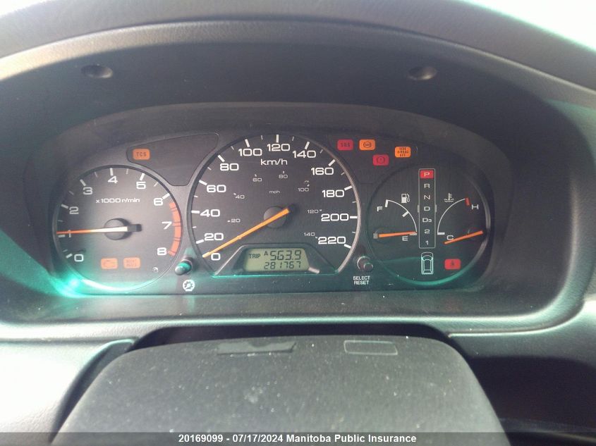 2002 Honda Odyssey Ex VIN: 2HKRL18982H001166 Lot: 20169099