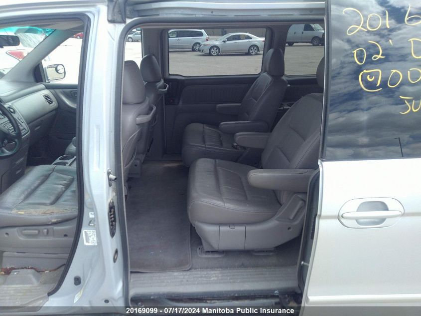 2002 Honda Odyssey Ex VIN: 2HKRL18982H001166 Lot: 20169099