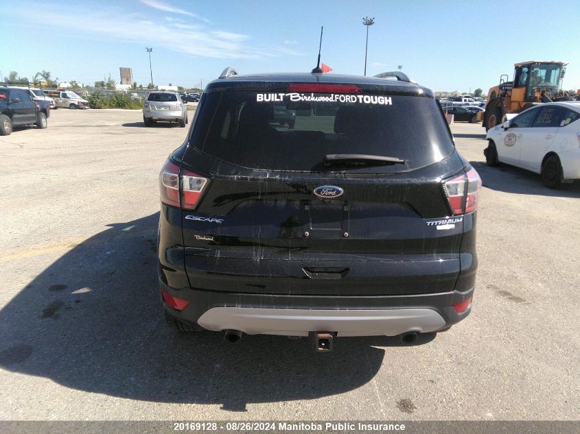 2017 Ford Escape Titanium VIN: 1FMCU9J90HUD31602 Lot: 20169128