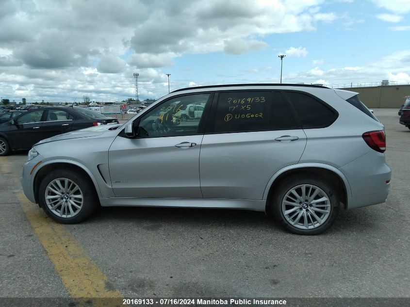 2017 BMW X5 35D VIN: 5UXKS4C38H0U05002 Lot: 20169133