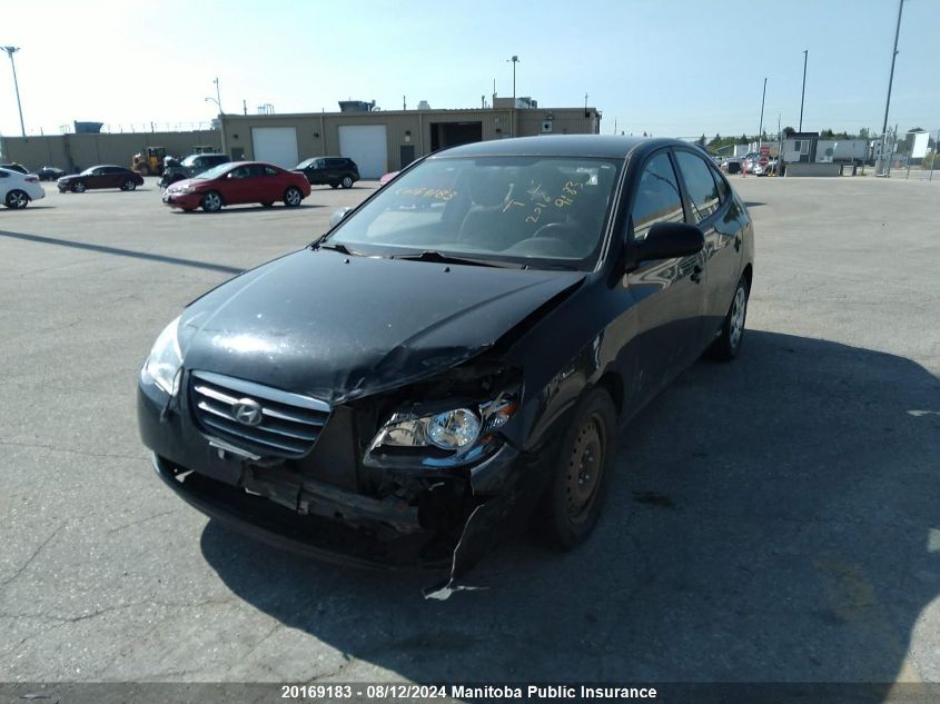 2009 Hyundai Elantra Gl VIN: KMHDU45DX9U676238 Lot: 20169183