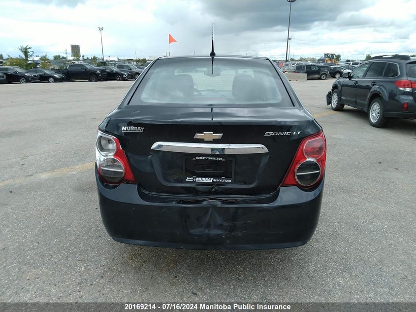 2013 Chevrolet Sonic Lt VIN: 1G1JC5EH2D4214387 Lot: 20169214