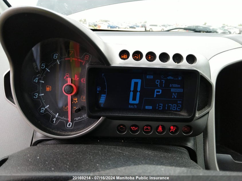 2013 Chevrolet Sonic Lt VIN: 1G1JC5EH2D4214387 Lot: 20169214