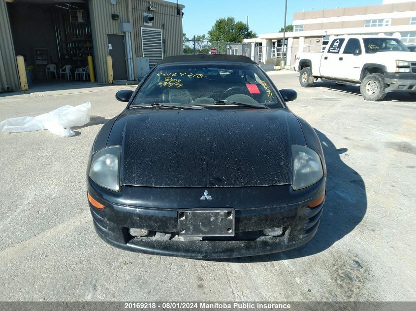 2002 Mitsubishi Eclipse Spyder Gt VIN: 4A3AE85H92E071302 Lot: 20169218